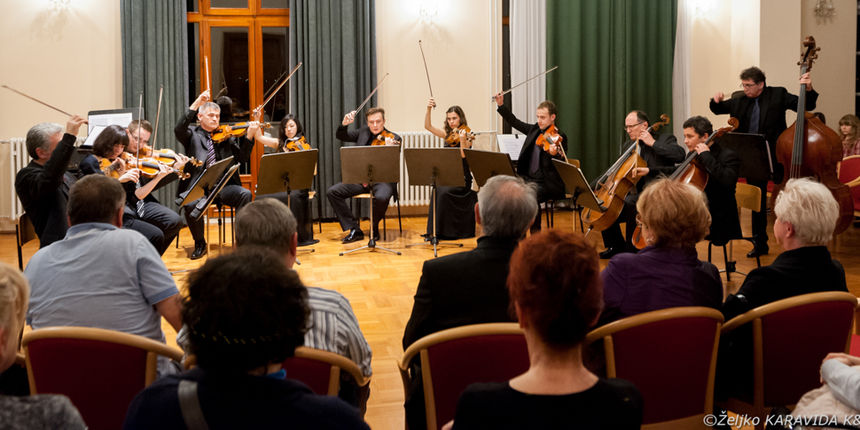 Zagrebački solisti u svečanoj dvorani Sveučilišta u Zadru, foto: Ž. Karavida Zagrebački solisti u svečanoj dvorani Sveučilišta u Zadru, foto: Ž. Karavida