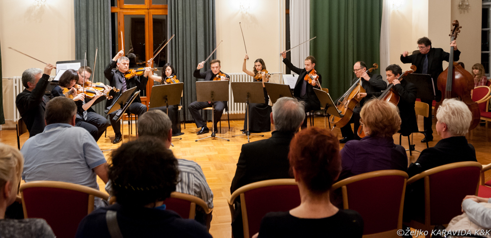 Zagrebački solisti u svečanoj dvorani Sveučilišta u Zadru, foto: Ž. Karavida Zagrebački solisti u svečanoj dvorani Sveučilišta u Zadru, foto: Ž. Karavida