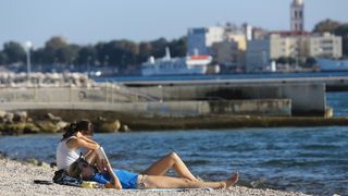 Bablje ljeto na zadarskim plažama 9. listopada 2014, Foto: Filip Brala/PIXSELL Bablje ljeto na zadarskim plažama 9. listopada 2014, Foto: Filip Brala/PIXSELL