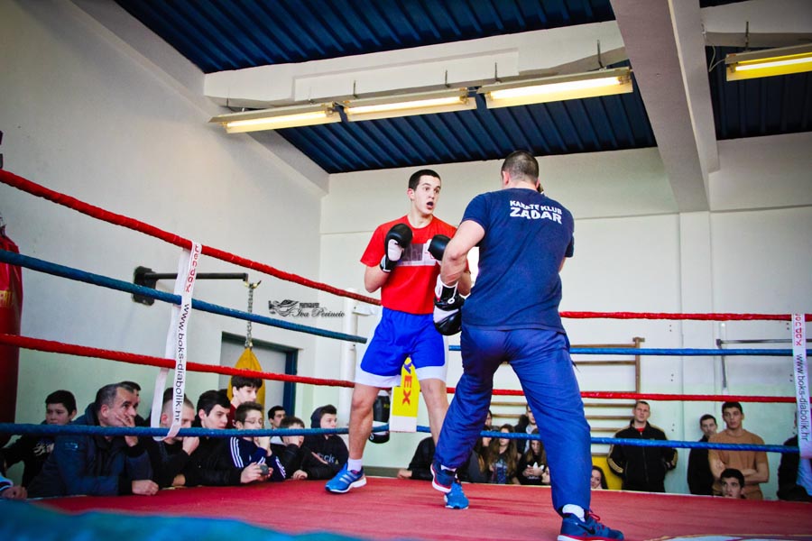 Dvorana BK Diabolik: Sparing zadarskih boksačkih klubova, foto: Iva Perinčić