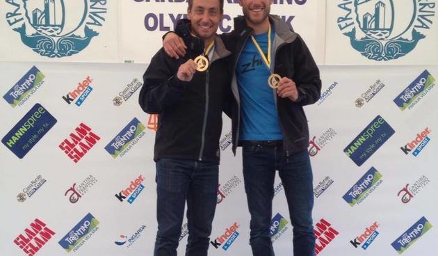 Igor Marenić i Šime Fantela na podiju