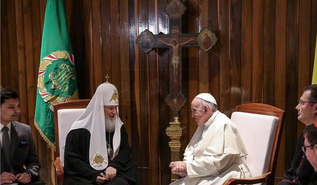 Papa Franjo i Kiril, foto: HINA