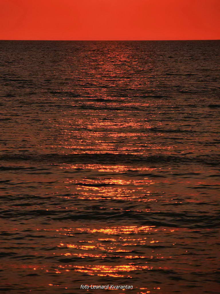 Borik: zalazak sunca, foto: L. Kvarantan