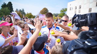 Davis Cup: Kids Day na zadarskom Forumu. Foto: Iva Perinčić