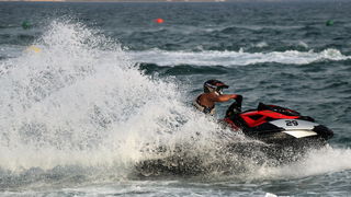 Vir: Slobodan trening na plaži Jadro pred utrke Alpe Adria Jest Ski Toura. Foto: Kažimir Škrbić/Virski list