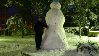 Izrada najvećeg snijegovića u gradu, foto: Ivan Matić
