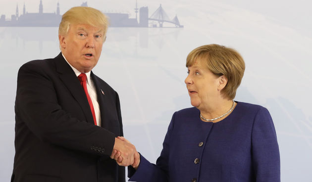 Merkel i Trump