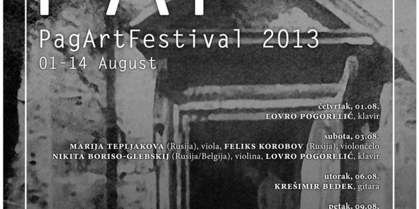 Najavljujemo 15. PagArtFestival Najavljujemo 15. PagArtFestival