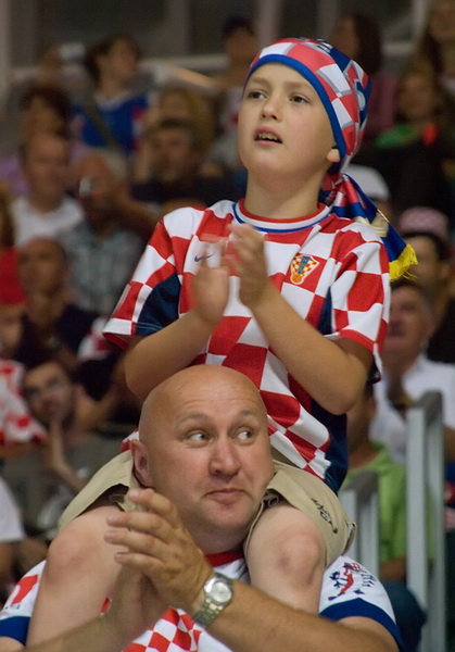 Zadar: Hrvatska-Slovacka 34-21, Foto: Sasa Cuka