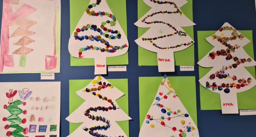 Izložba radova učenika i djece s teškoćama u razvoju na temu Božića Izložba radova učenika i djece s teškoćama u razvoju na temu Božića