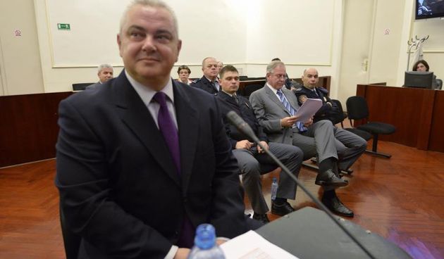 28.10.2013., Zagreb – Na Zupanijskom sudu nastavak sudjenja u slucaju Fimi media. Ratko Macek iznosi obranu. Photo: Marko Lukunic/PIXSELL