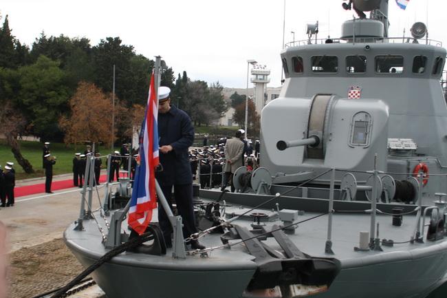 Svečanost imenovanja raketnih topovnjača Vukovar i Dubrovnik