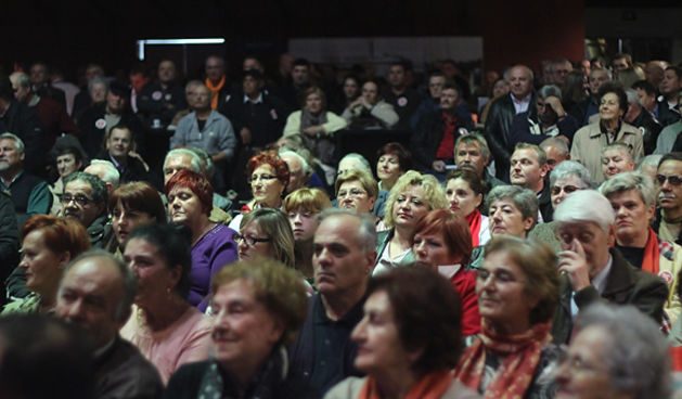 Kukuriku koalicija u Arsenalu (foto:Saša Čuka)