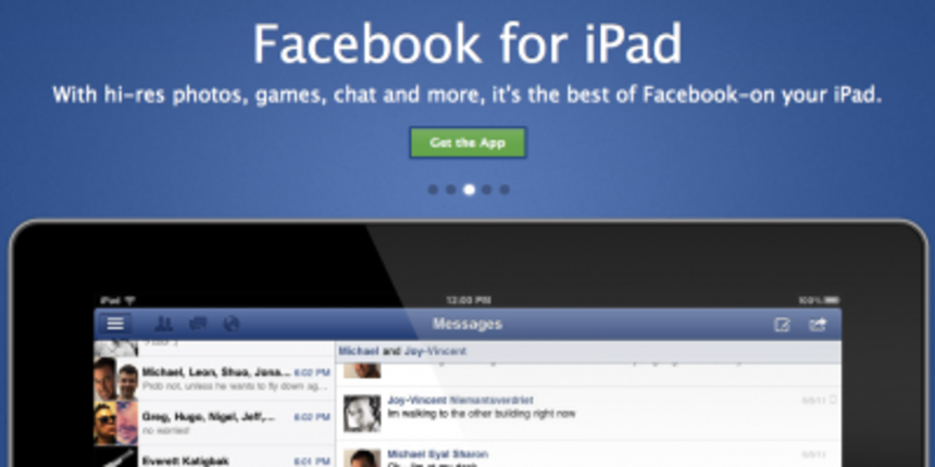 Facebook za iPad Facebook za iPad