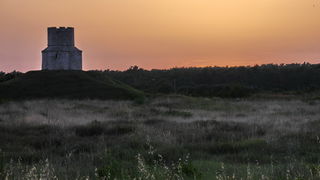 Zaton; solana Nin, foto-L. Kvarantan