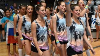 Zadar – U dvorani Krese Cosica na Visnjiku otvoreno je Europsko prvenstvo navijacica “European cheerleading championships 2015”. Danas i sutra svoje ce plesno akrobatske vjestine pokazati vise od 1500 natjecateljica. Photo: Dino Stanin/PIXSELL Zadar – U dvorani Krese Cosica na Visnjiku otvoreno je Europsko prvenstvo navijacica “European cheerleading championships 2015”. Danas i sutra svoje ce plesno akrobatske vjestine pokazati vise od 1500 natjecateljica. Photo: Dino Stanin/PIXSELL
