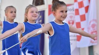 Odrzana je drzavna smotra mazoretkinja u organizaciji Hrvatskog mazoret saveza. Photo: Dino Stanin/PIXSELL Odrzana je drzavna smotra mazoretkinja u organizaciji Hrvatskog mazoret saveza. Photo: Dino Stanin/PIXSELL