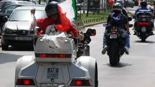 Karusel bikera na Branimirovoj obali u Zadru, Foto: Mladen Malik