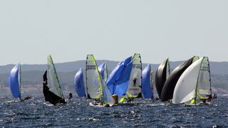 EP klase 49er, Prvi dan natjecanja 31. kolovoza 2009, Foto; Mladen Malik EP klase 49er, Prvi dan natjecanja 31. kolovoza 2009, Foto; Mladen Malik