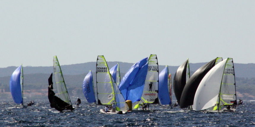 EP klase 49er, Prvi dan natjecanja 31. kolovoza 2009, Foto; Mladen Malik EP klase 49er, Prvi dan natjecanja 31. kolovoza 2009, Foto; Mladen Malik