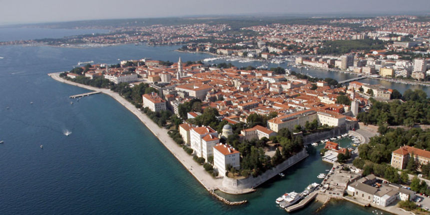 Zadar, zračna panorama Zadar, zračna panorama