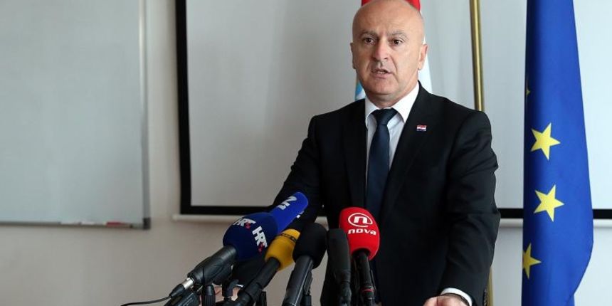 Konferencija za medije ministra branitelja Predraga Matica. Photo: Goran Stanzl/PIXSELL Konferencija za medije ministra branitelja Predraga Matica. Photo: Goran Stanzl/PIXSELL