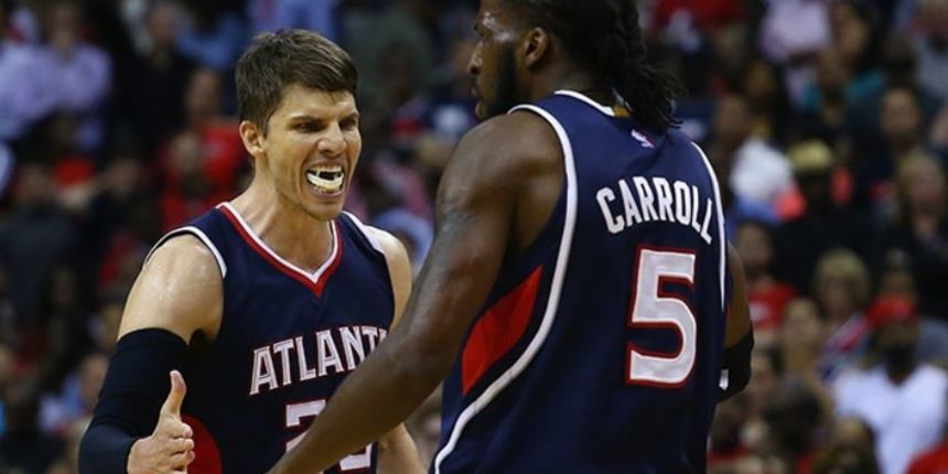 Kyle Korver i DeMarre Carroll, Atlanta Hawks, foto: nba.com