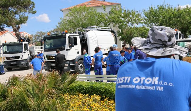 Prezentacija novog voznog parka poduzeća Čisti otok i Vodovod Vir