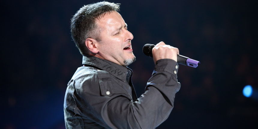 Zagreb, 261210.
22. izdanje tradicionalnog Bozicnog koncerta u Ciboni.
Na slici Marko Perkovic Thompson.
Foto: Biljana Gaurina / CROPIX