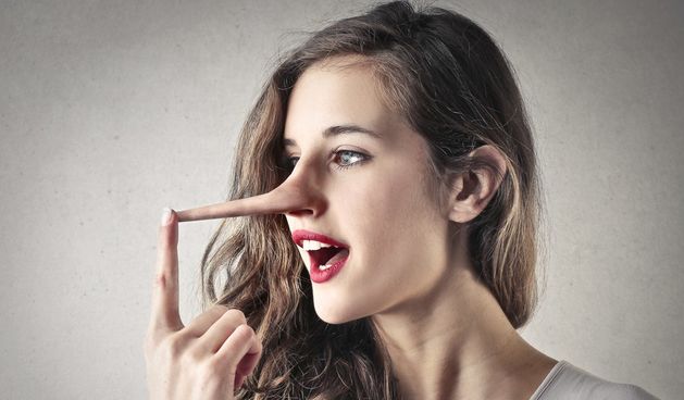 Laž, Lažljivica, dugi nos