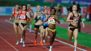 Zagreb, 130911.
IAAF World Challenge Zagreb 2011, 
61. memorijal Borisa Hanzekovica na atletskom stadionu Mladost na Savi.
Na slici: utrka 800 m, zene.
Foto: Goran Mehkek / CROPIX