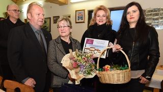 U Lovackom domu u Rastanima odrzana je proslava 20 godina neprestanog humanitarnog rada Marion i Manfred Nurnberger iz Savezne Republike Njemacke donatora bolnickih kreveta raznim bolnicama i institucijama. Photo: Dino Stanin/PIXSELL