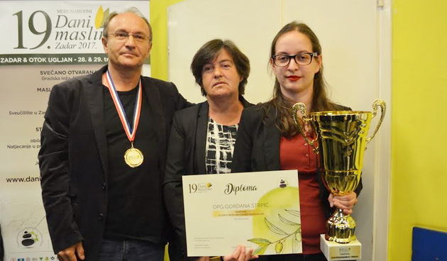 19. Dani masline: OPG Gordana Strpić, šampion u kategoriji otvorenih ulja