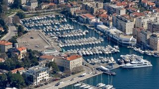Zadar – Tankerkomercova marina u gradskoj luci. Photo: Dino Stanin/PIXSELL