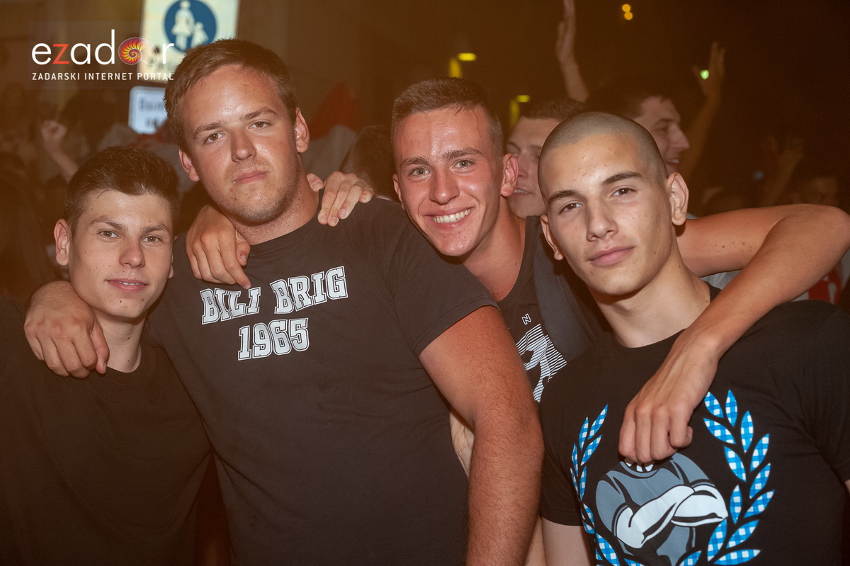 Zadar je gorio: Velika fešta nakon plasmana Vatrenih u polufinale Svjetskog prvenstva