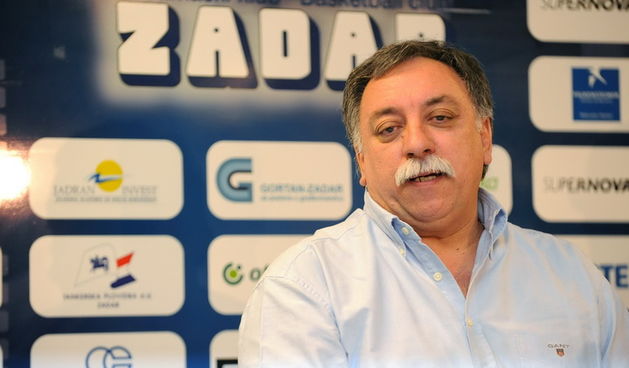 Zadar, 040311. Danas je u press centru u dvorani Kresimir Cosic zadarskoj javnosti predstavljen novi trener Zadra Pino Grdovic. Grdovi