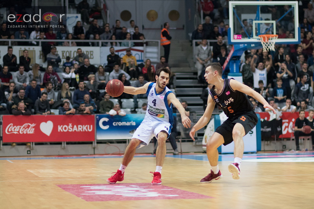 HT Premijer liga: 9. kolo: KK Zadar – GKK Šibenik 81-72. Lovre Bašić