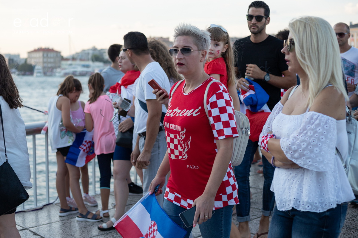 Veličanstven doček četvorice zadarskih Vatrenih Veličanstven doček četvorice zadarskih Vatrenih