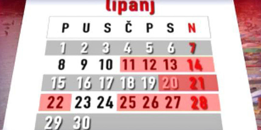 Lipanj 2009. neradni dani (Foto: Dnevnik.hr)