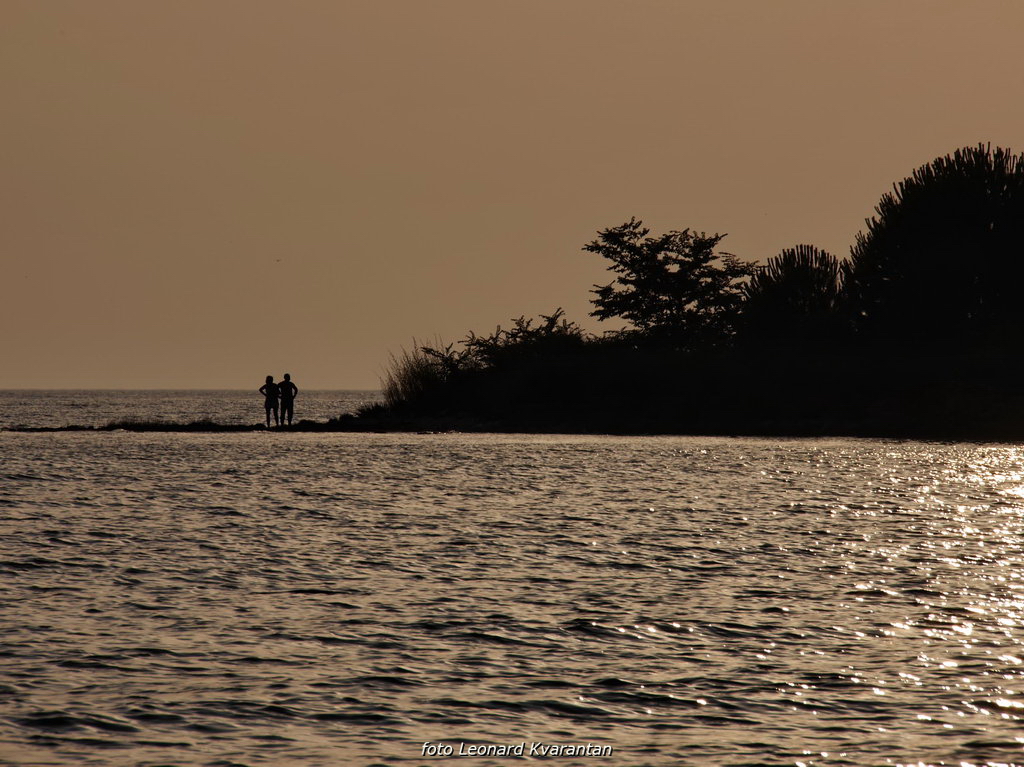 Zaton; solana Nin, foto-L. Kvarantan