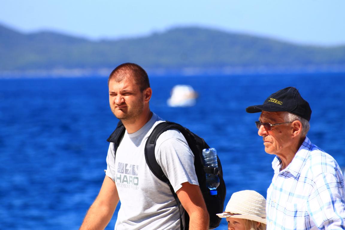 Đir po zadarskoj rivi 25. kolovoza 2016.