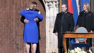 Inauguracija predsjednice Kolinde Grabar Kitarović na Trgu sv. Marka, Foto: Photo: HINA/POOL/PIXSELL