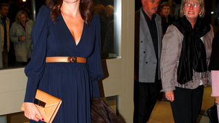 Zagreb 131011.
KD Vatroslav Lisinski.
Koncert Hrvatske dive, na kojem su nastupale Tereza Kesovija, Radojka Sverko i Gabi Novak.
Na slici: trudna Severina.
Foto: Goran Mehkek / Cropix