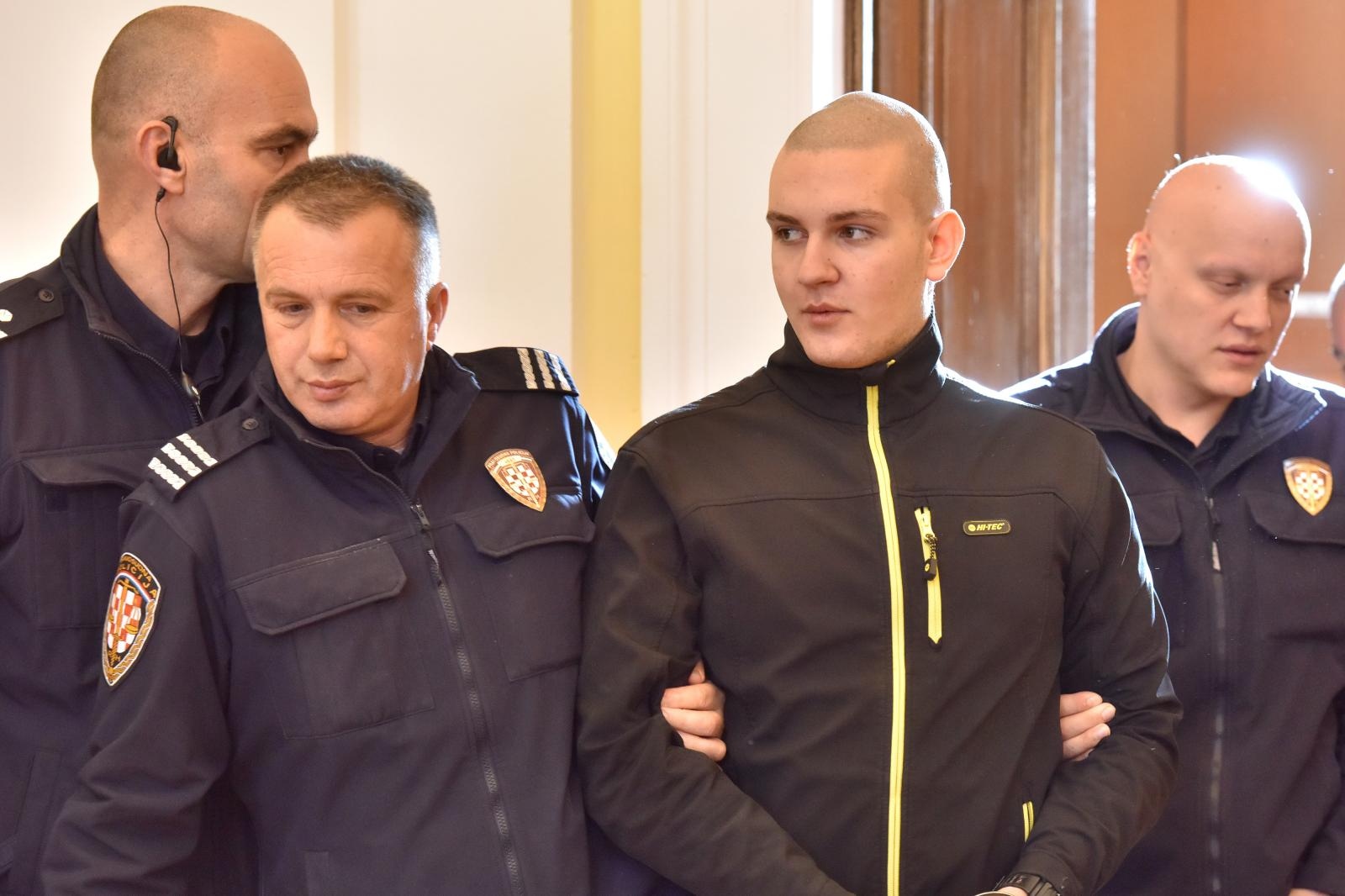 Suđenje Tinu Šunjergi na Županijskom sudu u Zadru