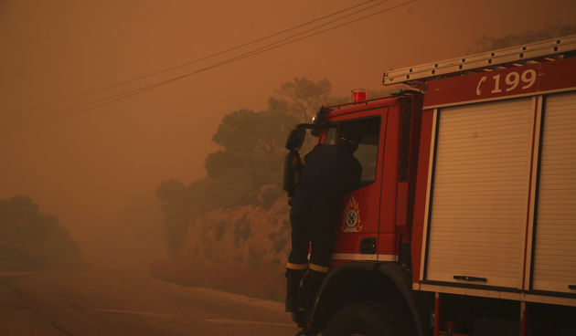 Šumski požar zapadno od Atene