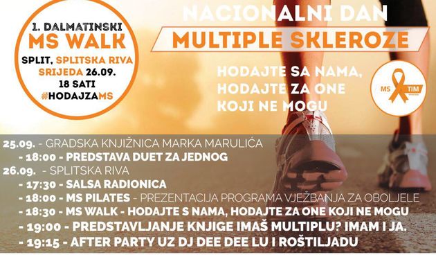 Prvi “Dalmatinski MS WALK” u Splitu 26. rujna