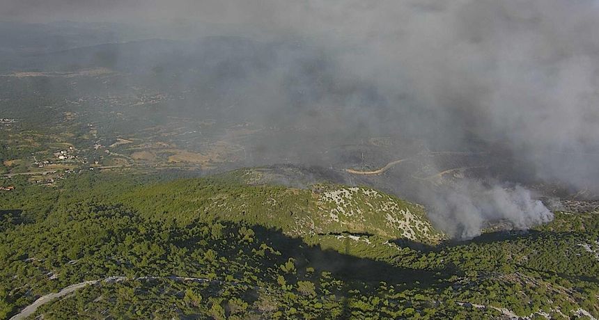 Seget Gornji, požar