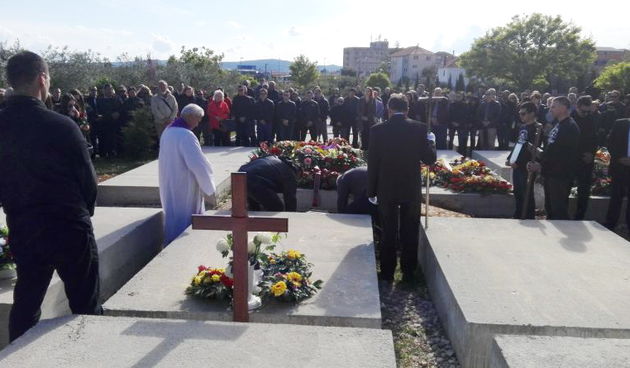 Posljednji ispraćaj Damira Zrilića na Gradskom groblju Zadar