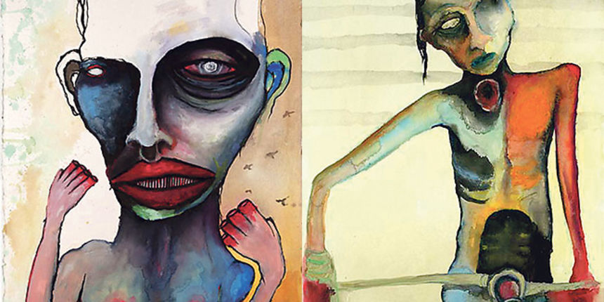 Marilyn Manson akvareli Marilyn Manson akvareli