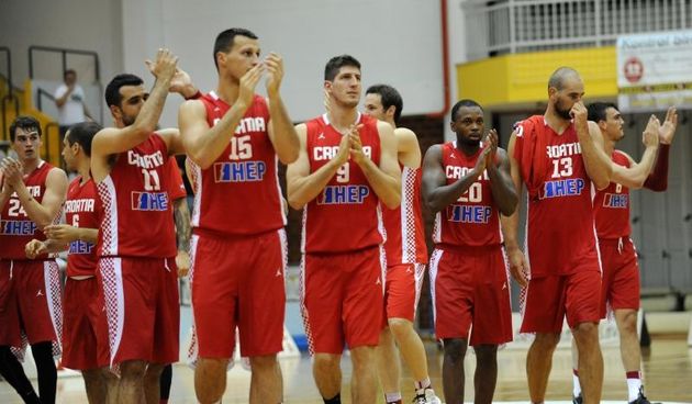 Hrvatska košarkaška reprezentacija. Photo: Daniel Kasap/PIXSELL